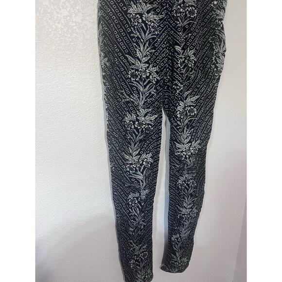 PILCRO AND THE LETTERPRESS Black Funky Corduroy Pants Serif Size 26 Stretchy - Picture 4 of 12